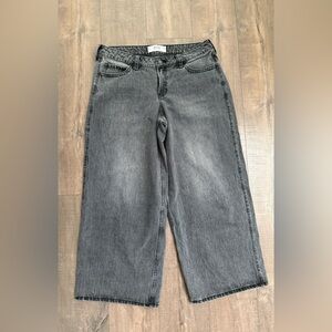 Hollister, low rise, super baggy jeans